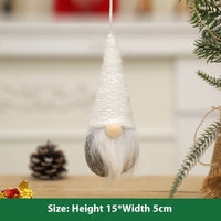 HKM-810899 Knitted Christmas Tree Doll Pendant - Available in Multiple Colors and Styles