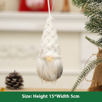 HKM-810899 Knitted Christmas Tree Doll Pendant - Available in Multiple Colors and Styles