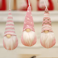 HKM-810899 Knitted Christmas Tree Doll Pendant - Available in Multiple Colors and Styles