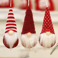 HKM-810899 Knitted Christmas Tree Doll Pendant - Available in Multiple Colors and Styles