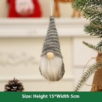 HKM-810899 Knitted Christmas Tree Doll Pendant - Available in Multiple Colors and Styles