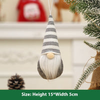 HKM-810899 Knitted Christmas Tree Doll Pendant - Available in Multiple Colors and Styles