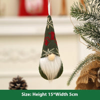 HKM-810899 Knitted Christmas Tree Doll Pendant - Available in Multiple Colors and Styles