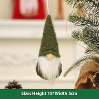 HKM-810899 Knitted Christmas Tree Doll Pendant - Available in Multiple Colors and Styles