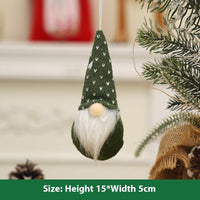HKM-810899 Knitted Christmas Tree Doll Pendant - Available in Multiple Colors and Styles