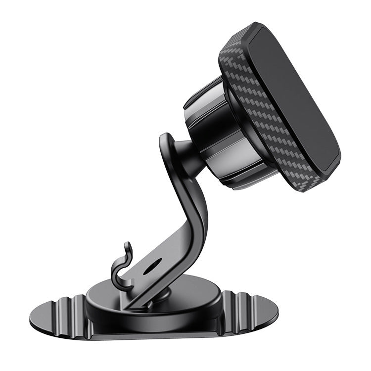HKM-811155 Magnetic Square Phone Holder with Adhesive Base and Line Hook for Car Mounting