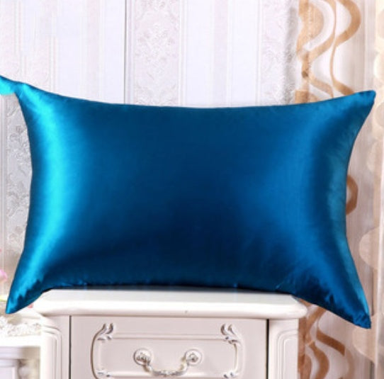 HKM-811219 Silk and Satin Pillowcase Set - Available in Multiple Colors