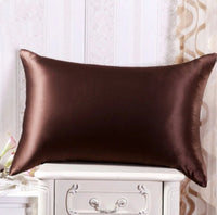 HKM-811219 Silk and Satin Pillowcase Set - Available in Multiple Colors