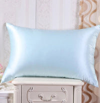 HKM-811219 Silk and Satin Pillowcase Set - Available in Multiple Colors