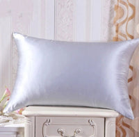 HKM-811219 Silk and Satin Pillowcase Set - Available in Multiple Colors