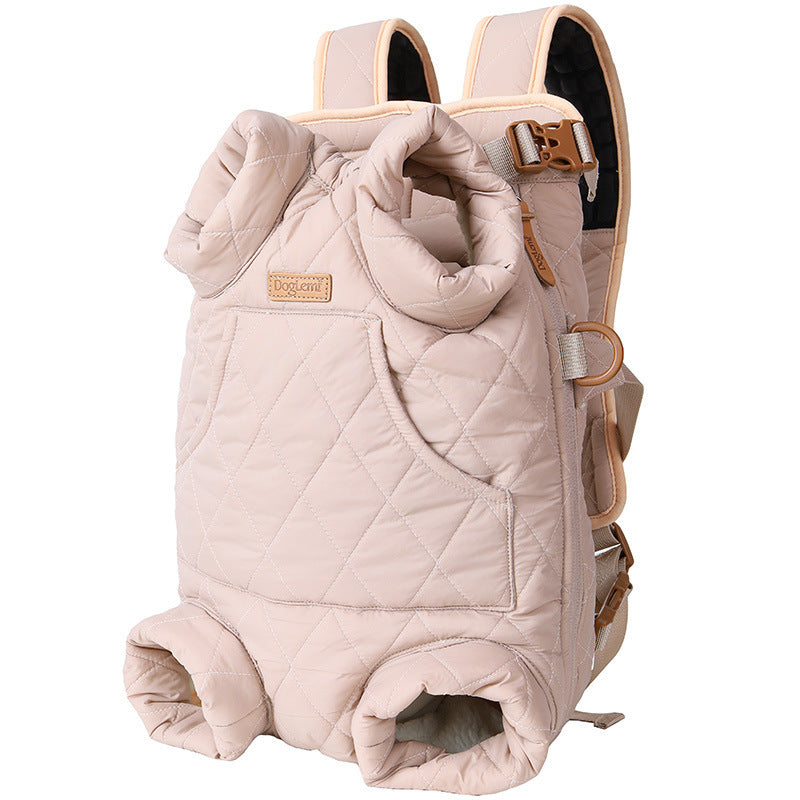 HKM-811283 Thickened Portable Pet Backpack with Strap for Outdoor Adventures