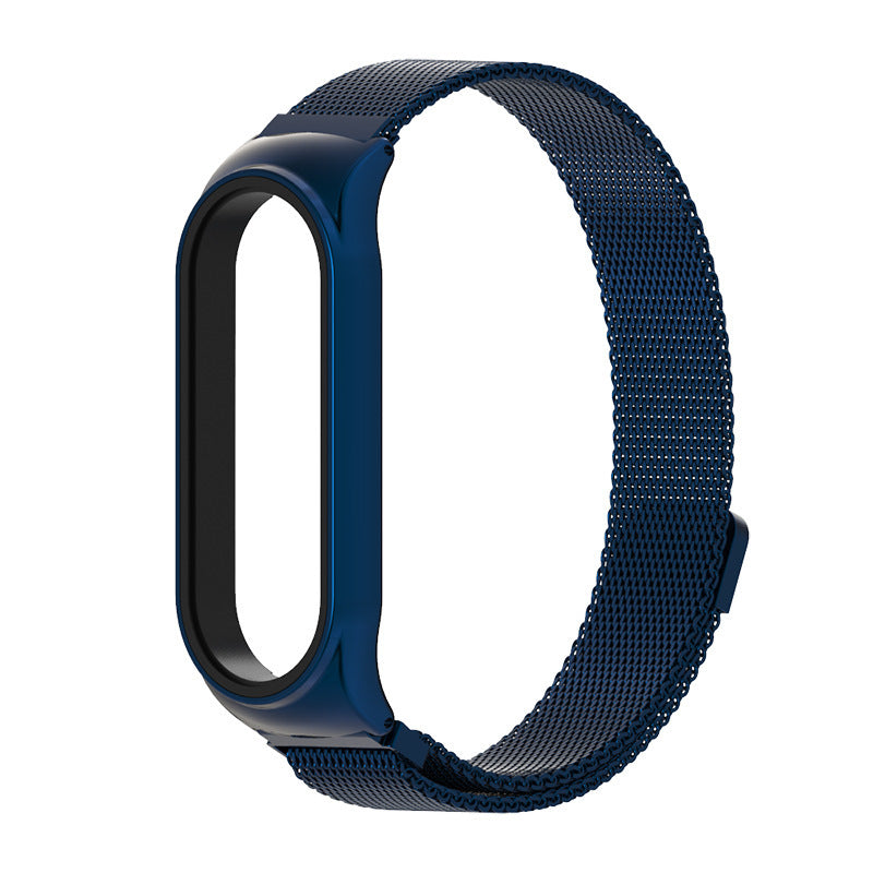 HKM-811603 Metal Strap for Mi Band 3, Mi Band 4, Mi Band 5, Mi Band 6 – Multiple Buckle Colors Available