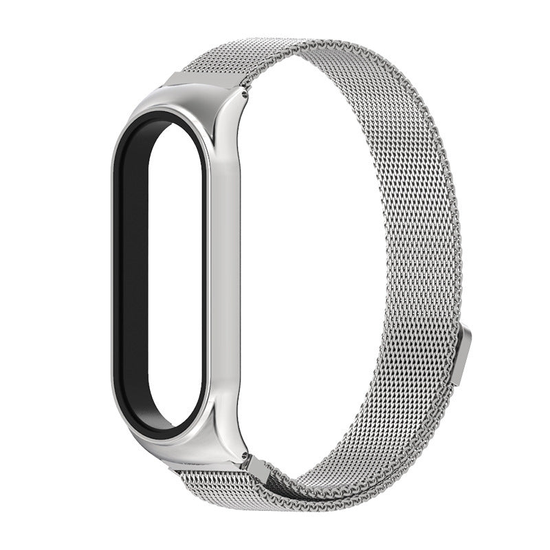 HKM-811603 Metal Strap for Mi Band 3, Mi Band 4, Mi Band 5, Mi Band 6 – Multiple Buckle Colors Available