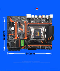 HKM-811603 X99 LGA 2011-3 Motherboard with DDR4 Support, 7.1 Audio, and Multiple Expansion Slots