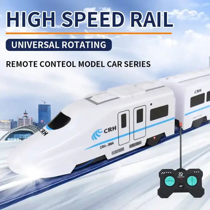 HKM-811667 High-Speed RC Rail Vehicle Model for Boys - 4 Channel Remote Control Train Set