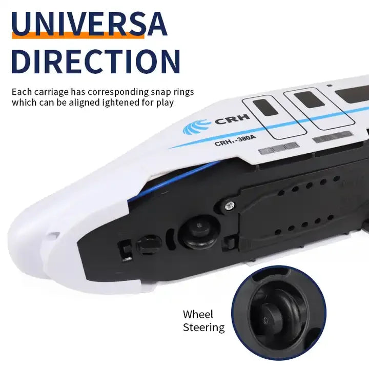 HKM-811667 High-Speed RC Rail Vehicle Model for Boys - 4 Channel Remote Control Train Set