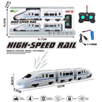 HKM-811667 High-Speed RC Rail Vehicle Model for Boys - 4 Channel Remote Control Train Set