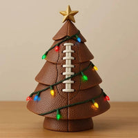 HKM-811859 Rugby-Themed Resin Christmas Tree Decoration - 15CM