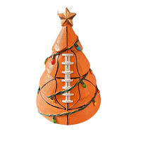 HKM-811859 Rugby-Themed Resin Christmas Tree Decoration - 15CM