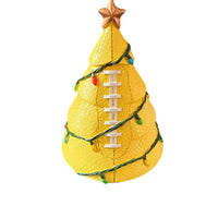 HKM-811859 Rugby-Themed Resin Christmas Tree Decoration - 15CM