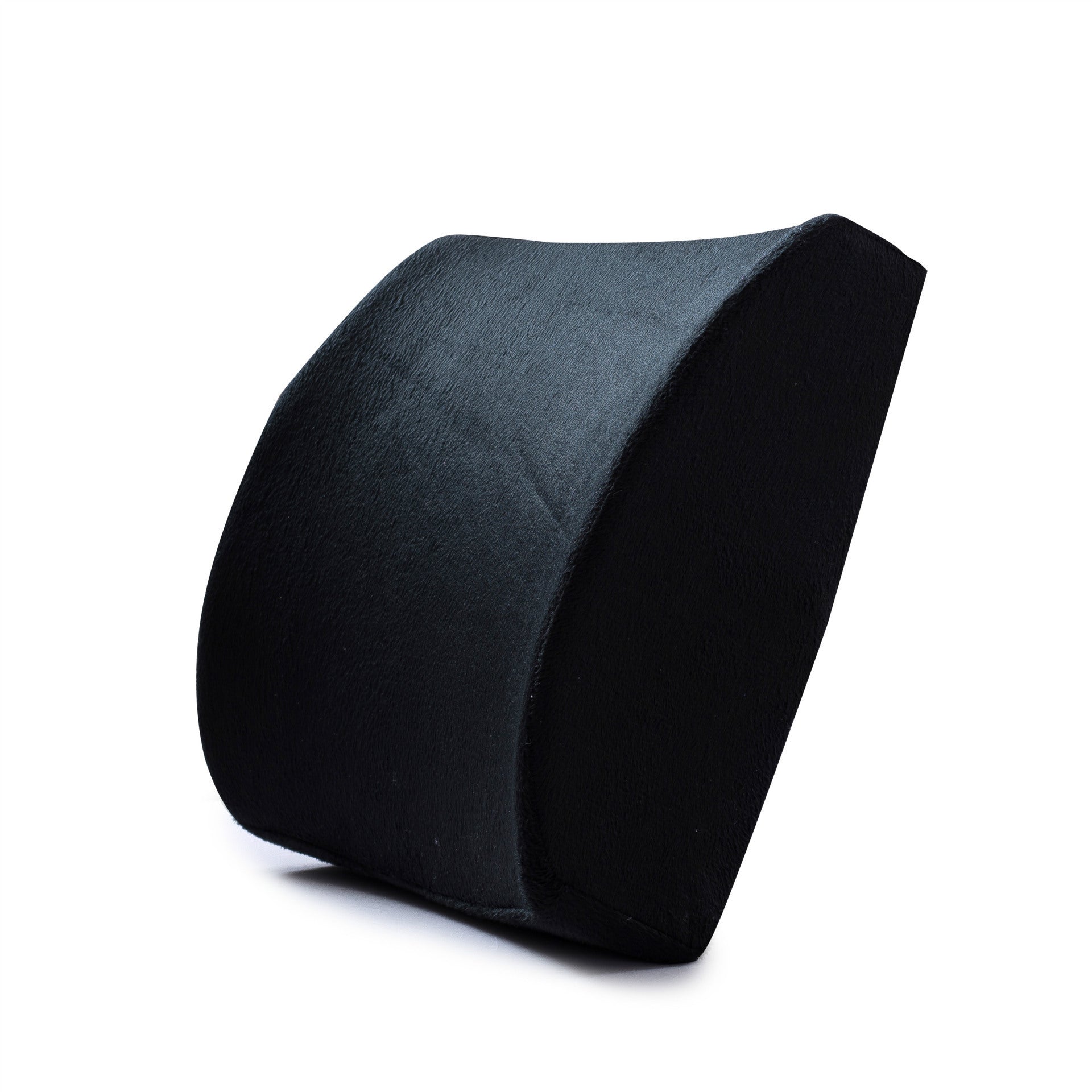 KTX-811923 Memory Foam Waist Support Cushion with Plush Cover - 32 x 34 x 12 cm