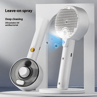 HKM-812179 Pet Hair Removal Brush with UV Sterilization and Essential Oil Spray for Dogs and Cats
