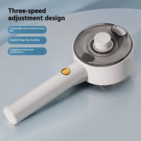 HKM-812179 Pet Hair Removal Brush with UV Sterilization and Essential Oil Spray for Dogs and Cats
