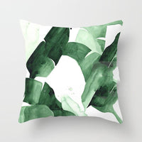 HKM-812307 Tropical Plant and Flower Pillow Cover, 45x45cm, Style 22