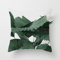 HKM-812307 Tropical Plant and Flower Pillow Cover, 45x45cm, Style 22