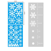 HKM-812371 Christmas Themed Window Decoration Static Stickers - Festive Designs for Holiday Decor