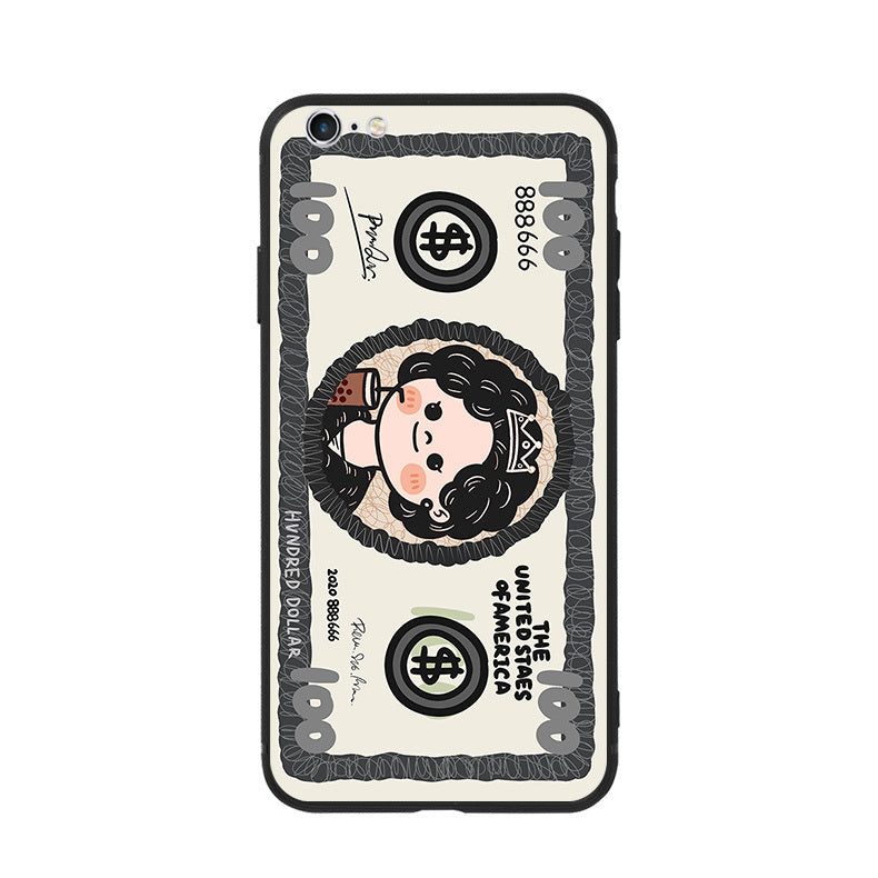 HKM-812499 Cartoon Silicone Mobile Phone Case for Apple Models