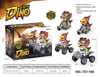 HKM-812499 Dino Pull Back Car Toy - Multi-Style Dinosaur Vehicle, Age 5+