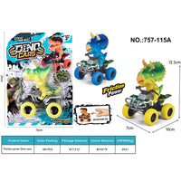 HKM-812499 Dino Pull Back Car Toy - Multi-Style Dinosaur Vehicle, Age 5+