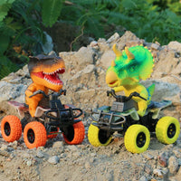 HKM-812499 Dino Pull Back Car Toy - Multi-Style Dinosaur Vehicle, Age 5+