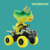 HKM-812499 Dino Pull Back Car Toy - Multi-Style Dinosaur Vehicle, Age 5+