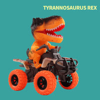 HKM-812499 Dino Pull Back Car Toy - Multi-Style Dinosaur Vehicle, Age 5+