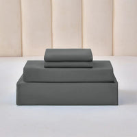 HKM-812563 Cloud-Like Comfort Four-Piece Soft Cotton Blend Bed Set with Eco-Friendly Printing