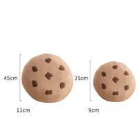 HKM-812563 Cookie Shape Dining Chair Cushion - Plush Seat Cushion in Coffee and Milk Coffee Colors, Round and Square Styles