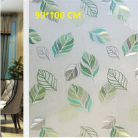 HKM-812947 Waterproof Stained Frosted Static Cling Window Film for Smooth Surfaces