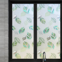 HKM-812947 Waterproof Stained Frosted Static Cling Window Film for Smooth Surfaces