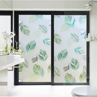 HKM-812947 Waterproof Stained Frosted Static Cling Window Film for Smooth Surfaces