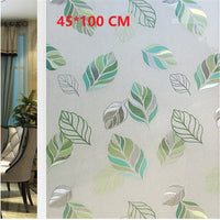 HKM-812947 Waterproof Stained Frosted Static Cling Window Film for Smooth Surfaces