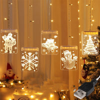 HKM-813011 LED Warm White Ice Strip Light for Indoor Christmas Decoration, Customizable One-Piece Design