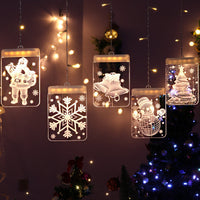HKM-813011 LED Warm White Ice Strip Light for Indoor Christmas Decoration, Customizable One-Piece Design