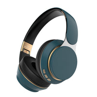 HKM-813459 Bluetooth 5.0 Stereo Wireless Headset with Folding Metal Design and Call Function