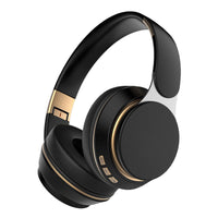 HKM-813459 Bluetooth 5.0 Stereo Wireless Headset with Folding Metal Design and Call Function