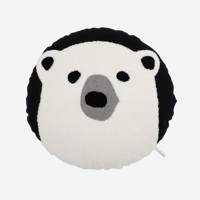 HKM-813459 Cute Round Cartoon Pillow for Kids - 50cm Plush Cushion featuring Red Panda, Koala, and Polar Bear Designs