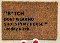 HKM-813779 Roddy Ricch Polyester Fiber Doormat in Multiple Sizes with Natural Rubber Base