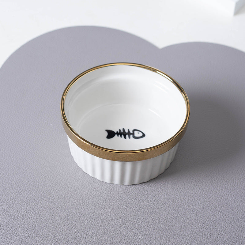HKM-813907 Cervical Spine Protection Anti-Tumble Double Cat Bowl with Various Color Options