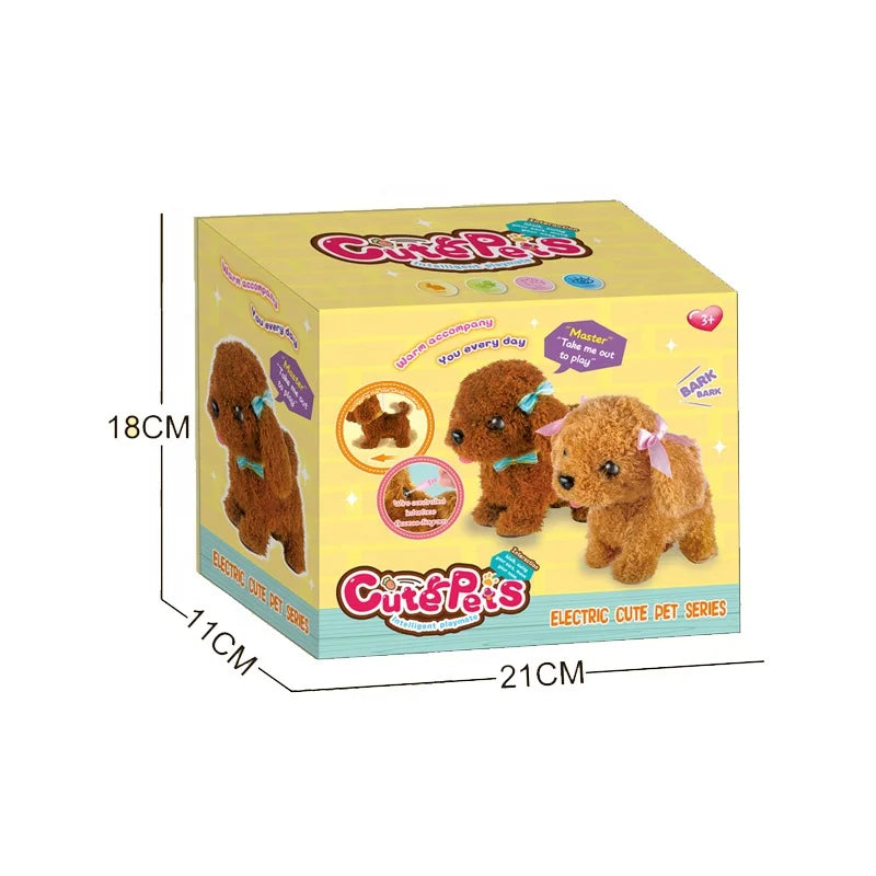 Remote Voice Control Plush Dog Doll with Sound and Pretend Doctor Medical Kit in Gift Box for Ages 3+